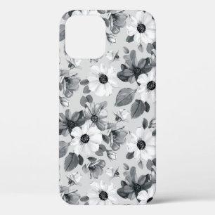 シームレスなフローラバックグラウンドと美しいワイルドフロー iPhone 12ケース