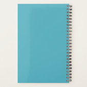 シームレスなフローラ紙パターンプランナー プランナー手帳 (裏面)