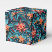 シームレスなフローラ紙パターン優先ボックス フェイバーボックス (正面サイド)