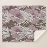 シームレスなフローラ背景、シームレスなパターン、  シェルパブランケット (正面(横))