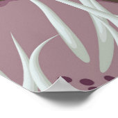 シームレスなフローラ背景、シームレスなパターン、 ポスター (角)