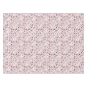 シームレスなフローラ葉春の花分岐ピン テーブルクロス (正面(横))