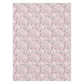 シームレスなフローラ葉春の花分岐ピン テーブルクロス (正面)