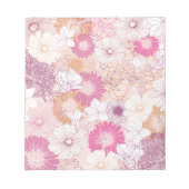 シームレスなフローラ ノートパッド (正面)