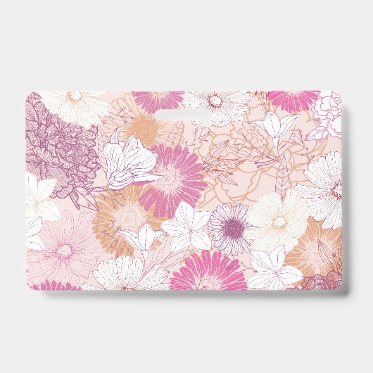 シームレスなフローラ バッジ (Front)