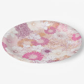 シームレスなフローラ ペーパープレート (アングル)