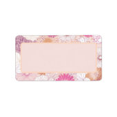 シームレスなフローラ ラベル (正面)