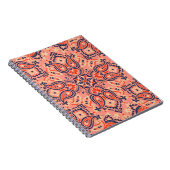 シームレスなペイズリー:ヴィンテージパターンデザイン。 ノートブック (右側)