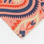 シームレスなペイズリー:ヴィンテージパターンデザイン。 フリースブランケット (角)