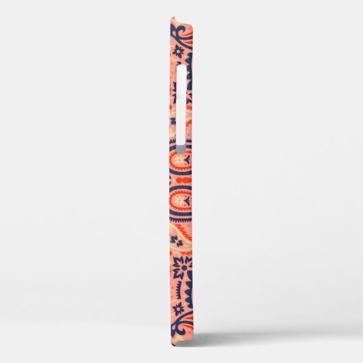 シームレスなペイズリー:ヴィンテージパターンデザイン。 Case-Mate iPhoneケース (裏面 / 左)