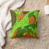 シームレスなポインチ絵を描リズムの手の円 クッション (ブランケット)