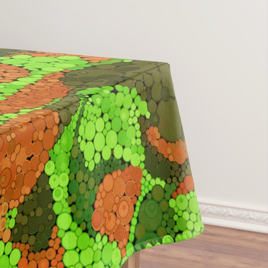 シームレスなポインチ絵を描リズムの手の円 テーブルクロス (インサイチュ)