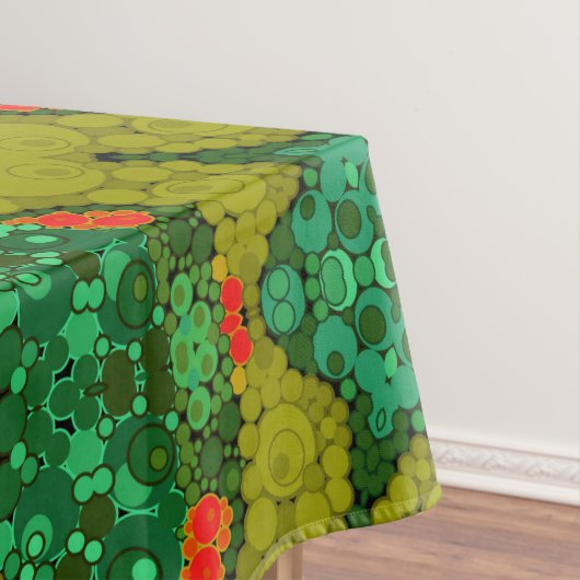 シームレスなポインチ絵を描リズムの手の円 テーブルクロス (インサイチュ)