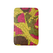 シームレスなポインチ絵を描リズムの手の円 バスマット (正面縦)