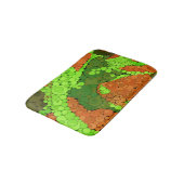 シームレスなポインチ絵を描リズムの手の円 バスマット (アングル)