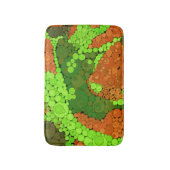 シームレスなポインチ絵を描リズムの手の円 バスマット (正面縦)