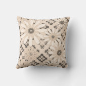 シームレスなモダン抽象芸術plaidフローラ クッション (裏面)