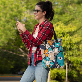 シームレスなモンスター トートバッグ