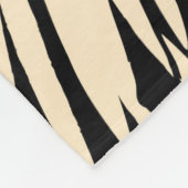 シームレスなヤシの葉のパターン フリースブランケット (角)