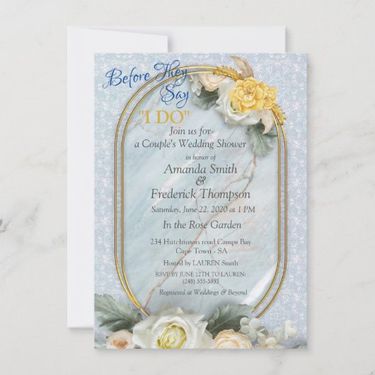 シームレスなライトブルー、ピンクとホワイトマンダラ 招待状 (正面)