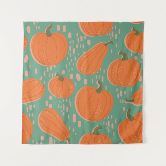 シームレスなリピートパターンのスウォッチ。 のヴィンテージ デザイン タペストリー (正面)