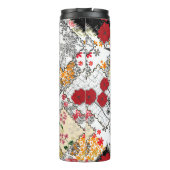 シームレスなレトロヴィンテージパッチワークキルティングパッチ タンブラー (裏面)