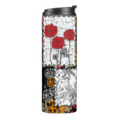 シームレスなレトロヴィンテージパッチワークキルティングパッチ タンブラー (回転左)