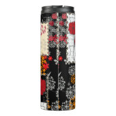 シームレスなレトロヴィンテージパッチワークキルティングパッチ タンブラー (裏面)