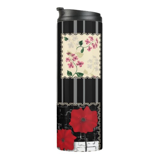 シームレスなレトロヴィンテージパッチワークキルティングパッチ タンブラー (回転右)