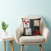 シームレスなレトロヴィンテージパッチワークキルティングポピー クッション (椅子)