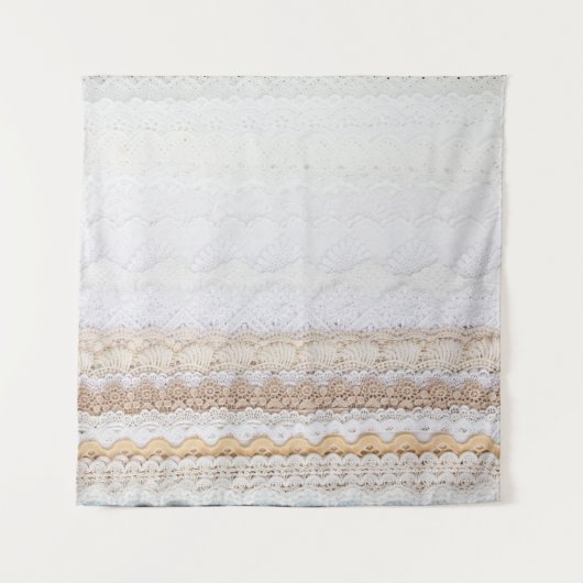 シームレスなレースコレクション：布地のテクスチャ タペストリー (正面)