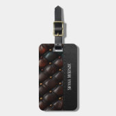 シームレスなヴィンテージエンボスラゲージタグ ラゲッジタグ (正面縦)