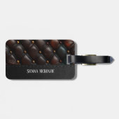 シームレスなヴィンテージエンボスラゲージタグ ラゲッジタグ (裏面横)