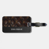 シームレスなヴィンテージエンボスラゲージタグ ラゲッジタグ (裏面横)