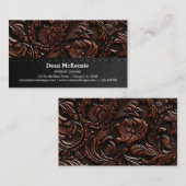 シームレスなヴィンテージエンボス 名刺 (正面/裏面)