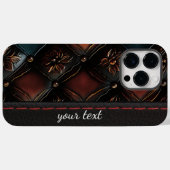 シームレスなヴィンテージエンボス Case-Mate iPhoneケース (裏面 (横))