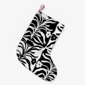 シームレスなヴィンテージハンド描画フローラのパターン  スモールクリスマスストッキング (正面 (吊り時))