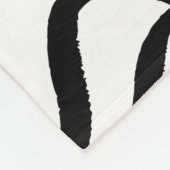 シームレスなヴィンテージハンド描画フローラのパターン フリースブランケット (角)