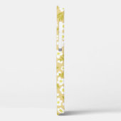 シームレスなヴィンテージパターン抽象芸術。かわいい白い流れ Case-Mate iPhoneケース (裏面 / 左)