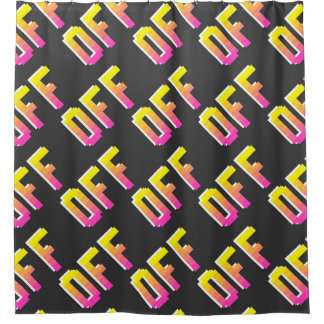 シームレスなヴィンテージピクセルがシンボルや象徴パターンから外れます。アウトライン  シャワーカーテン