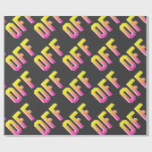 シームレスなヴィンテージピクセルがシンボルや象徴パターンから外れます。アウトライン ラッピングペーパー (フラット)