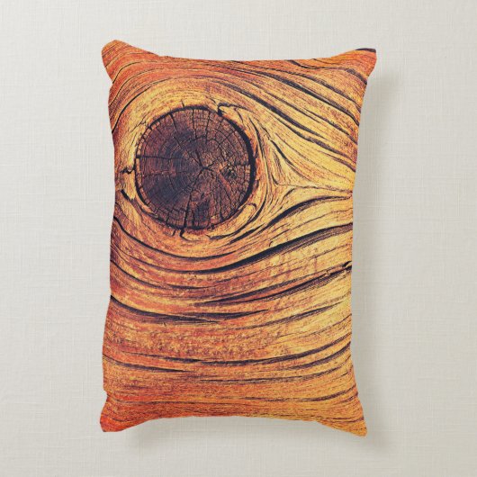 シームレスなヴィンテージフローラ要素の抽象芸術パターン アクセントクッション (裏面(縦))