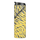 シームレスなヴィンテージブラックとイエロータイガーパターン。S タンブラー (回転右)