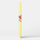 シームレスなヴィンテージレッドスニーカー、ハンドDr Case-Mate iPhoneケース (裏面 / 右)