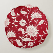 シームレスなヴィンテージ背景。～の模中国の造  ラウンドクッション (裏面)