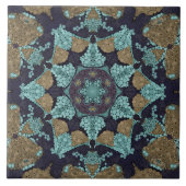 シームレスな万華鏡のように千変万化するパターンモザイク装飾アフリカea タイル (正面)