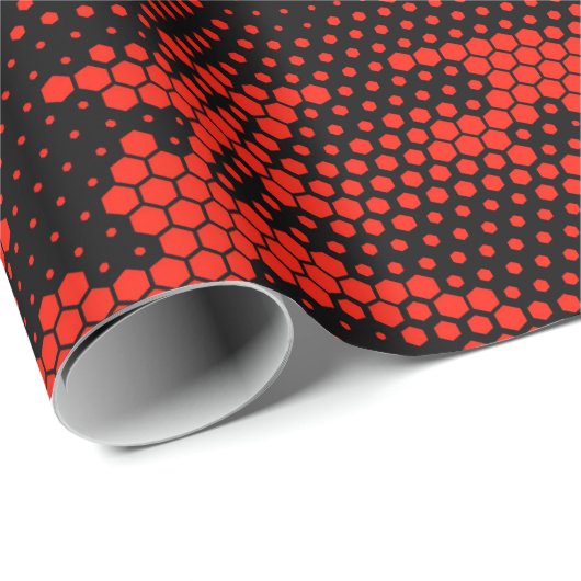 シームレスな偽装パターン。繰り返しデジタルドット ラッピングペーパー (ロールコーナー)