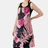 シームレスな優しい水色バレンタインのパターン エプロン (インサイチュ)