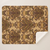 シームレスな壁紙、アールヌーボースタイル、ヴィンテージi シェルパブランケット (正面(横))