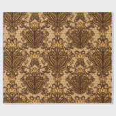 シームレスな壁紙、アールヌーボースタイル、ヴィンテージi ラッピングペーパー (フラット)